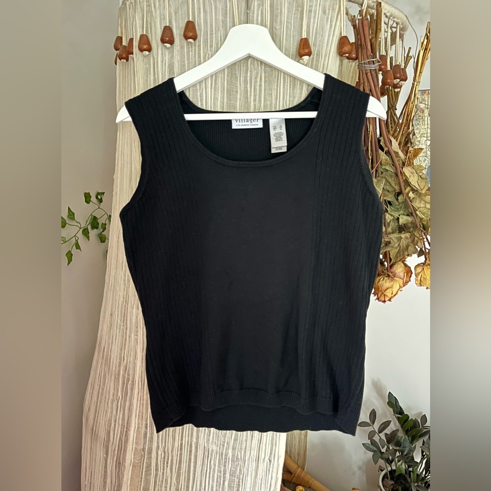 Villager by Liz Claiborne Sweater Tank Top